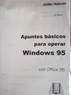 Apuntes básicos para operar Windows 95 : con Office 95