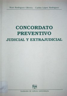 Concordato preventivo judicial y extrajudicial