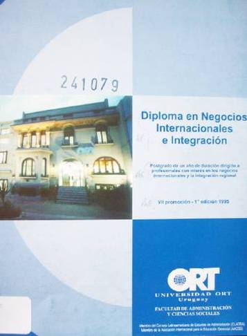 Diploma en Negocios Internacionales e Integración
