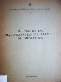 Ilicitud de las transferencias de permisos de importación