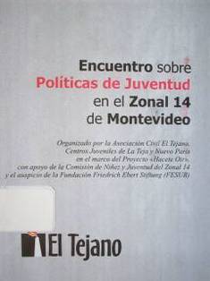 Encuentro sobre Políticas de Juventud en el Zonal 14 de Montevideo
