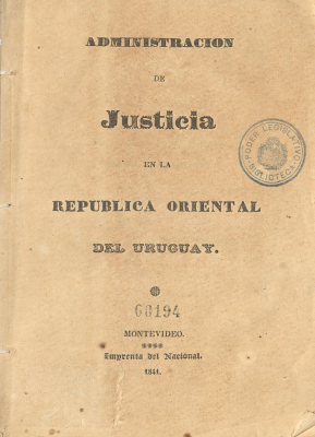 Administración de Justicia en la República Oriental del Uruguay