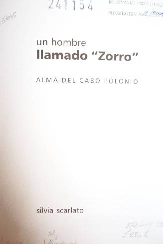 Un hombre llamado "Zorro" : alma del Cabo Polonio