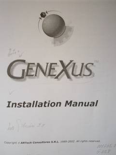 Genexus : installation manual