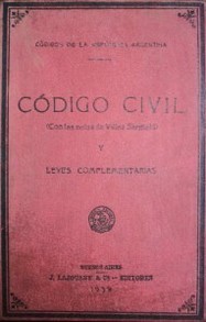 Código Civil de la República Argentina : (con las notas de Vélez Sarsfield)