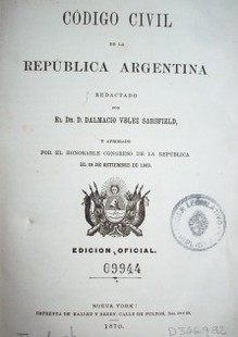 Código Civil de la República Argentina