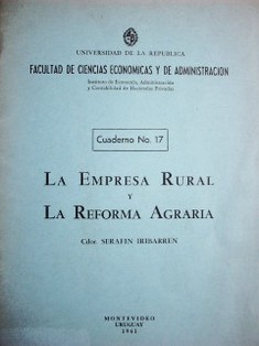 La empresa rural y la reforma agraria