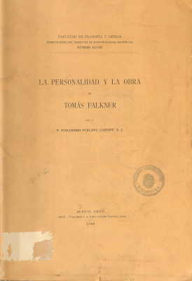 La personalidad y la obra de Tom&aacute;s Falkner