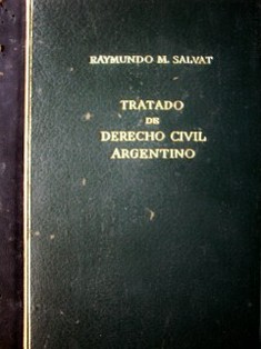 Tratado de Derecho Civil argentino