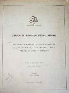 Recursos energéticos renovables de Argentina, Bolivia, Brasil, Chile, Paraguay, Perú y Uruguay