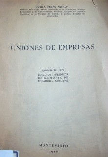 Uniones de empresas