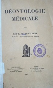 Déontologie médicale