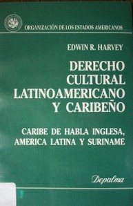 Derecho cultural latinoamericano y caribeño