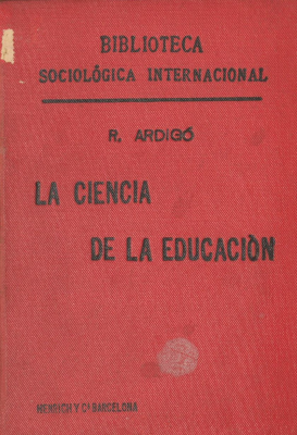 La ciencia de la educación