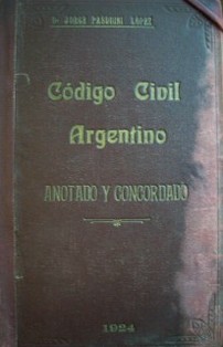 Código Civil de la República Argentina