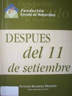 Después del 11 de setiembre