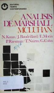Análisis de Marshall McLuhan