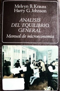 Análisis del equilibrio general : manual de microeconomía