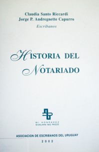 Historia del notariado