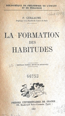 La formation des habitudes