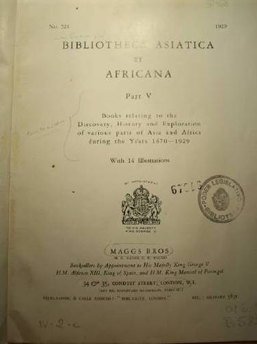 Bibliotheca asiatica et africana