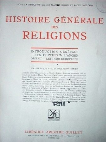 Histoire générale des religions