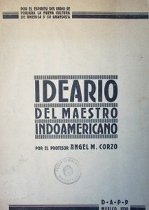 Ideario del maestro indoamericano