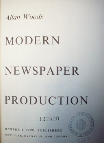 Modern newspaper production