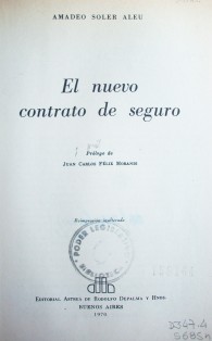 El nuevo contrato de seguro