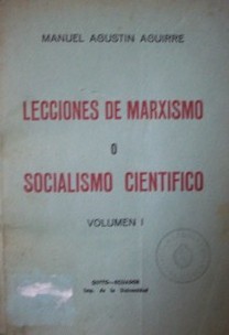 Lecciones de marxismo