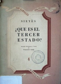 ¿Que es el tercer estado?