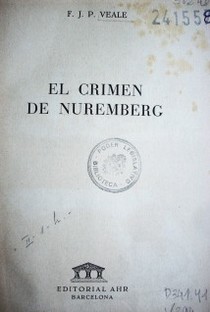 El crimen de Nuremberg