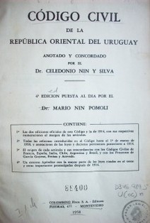 Código Civil de la República Oriental del Uruguay