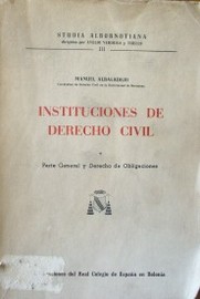 Instituciones de Derecho Civil