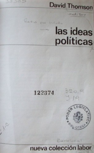 Las ideas políticas