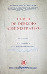 Curso de derecho administrativo