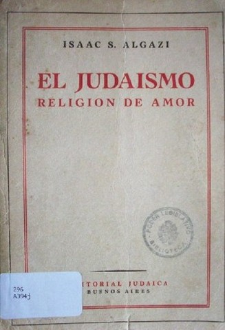 El judaísmo, religión de amor