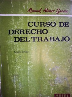 Curso de Derecho del Trabajo