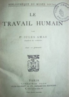 Le travail humain