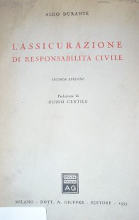 L'assicurazione di responsabilità civile