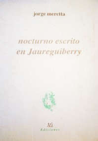 Nocturno escrito en Jaureguiberry