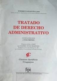 Tratado de Derecho Administrativo : [separata]