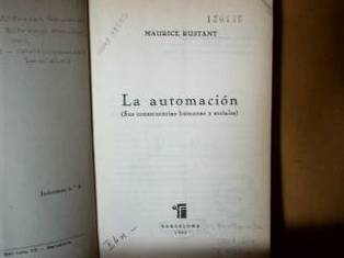 La automación : sus consecuencias humanas y sociales