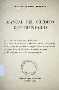 Manual del crédito documentario
