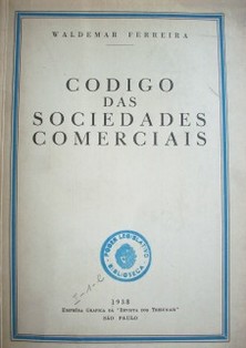 Codigo das sociedades comerciais