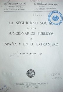 La seguridad social de los funcionarios públicos en España y en el extranjero