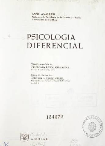 Psicología diferencial