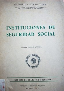 Instituciones de seguridad social