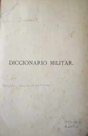 Diccionario militar