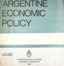 Argentine economic policy